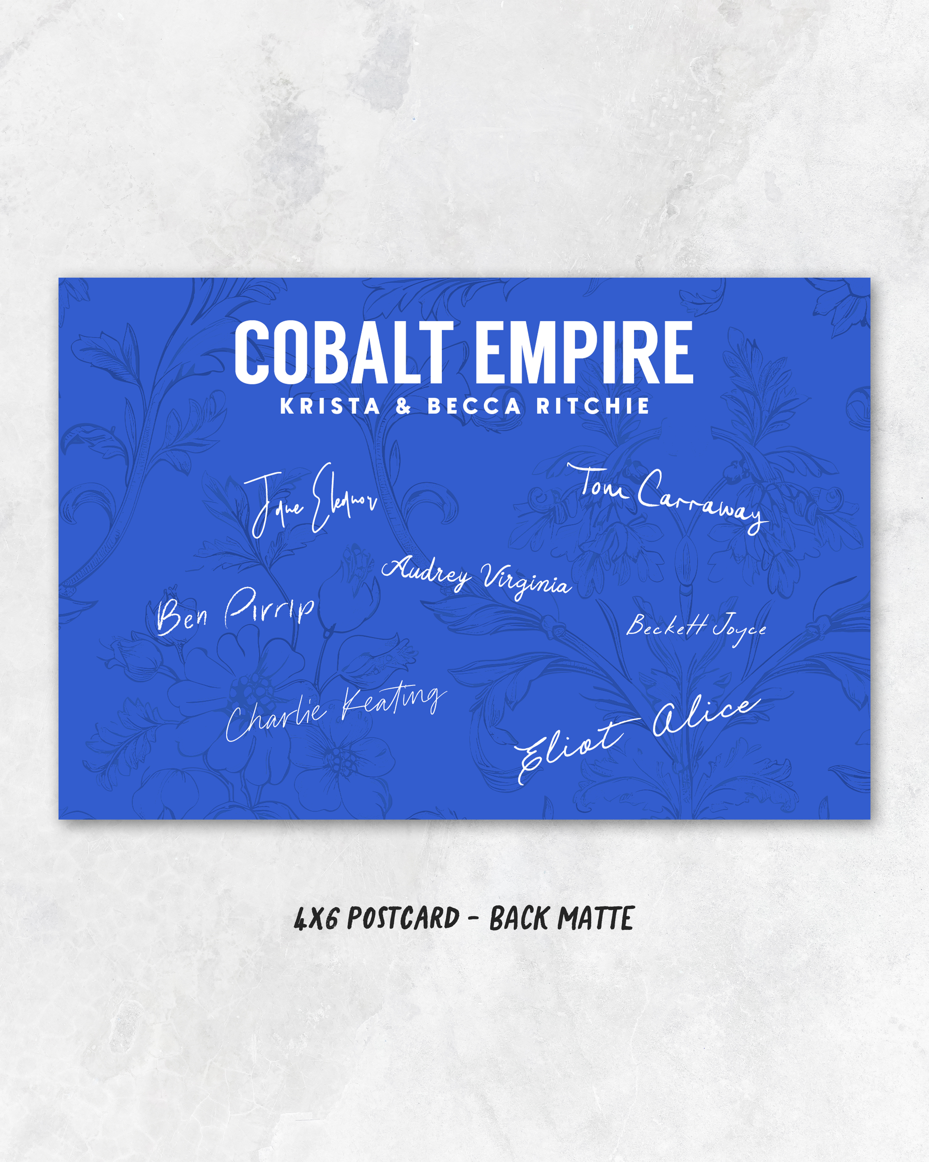 Cobalt Empire Siblings - Art Print 4x6