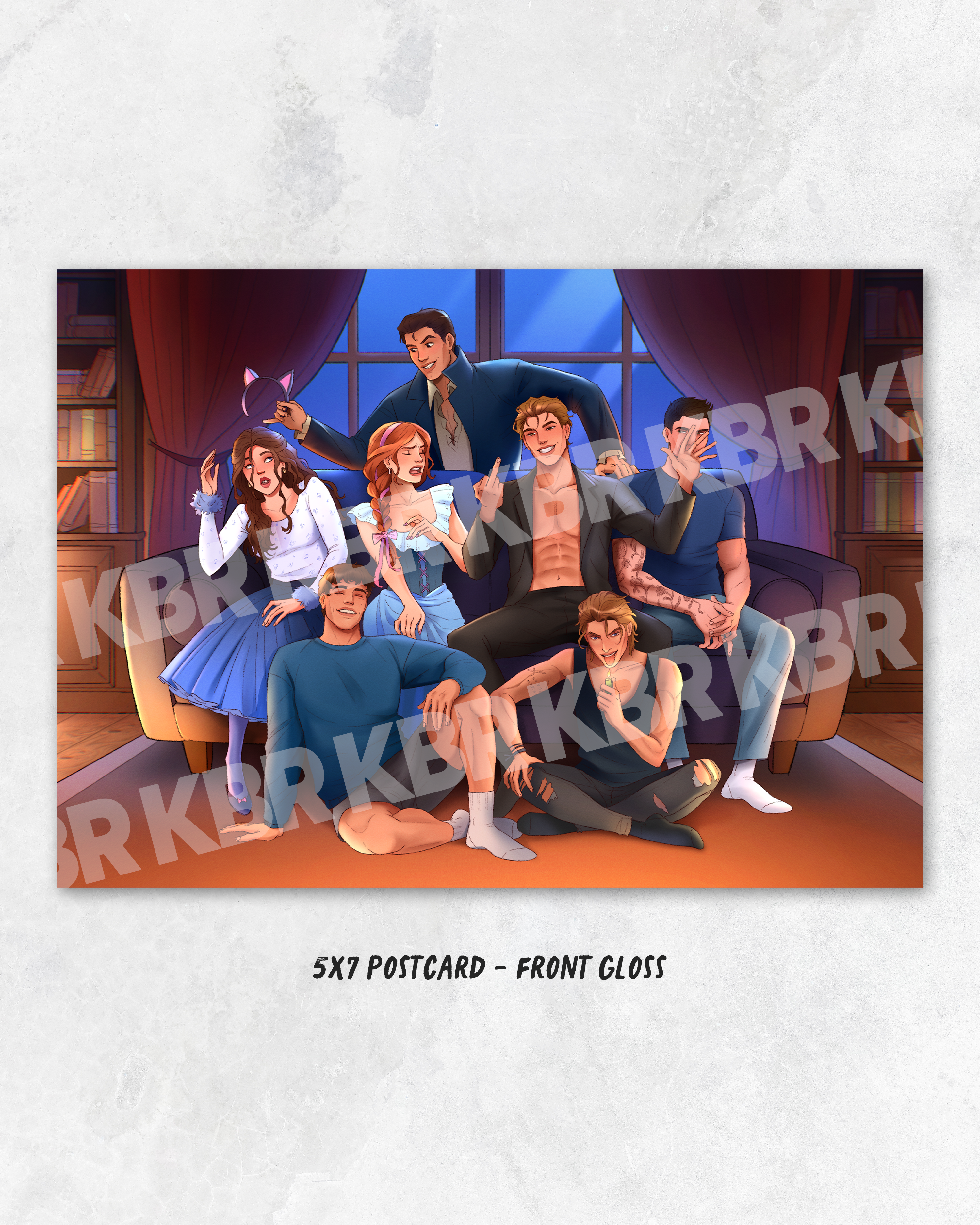 Cobalt Empire Siblings - Art Print 5x7