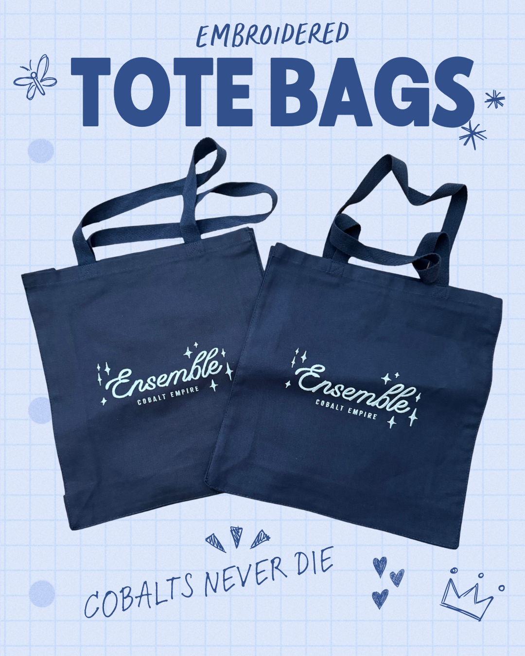 Cobalt Empire "Ensemble"  - Tote Bag