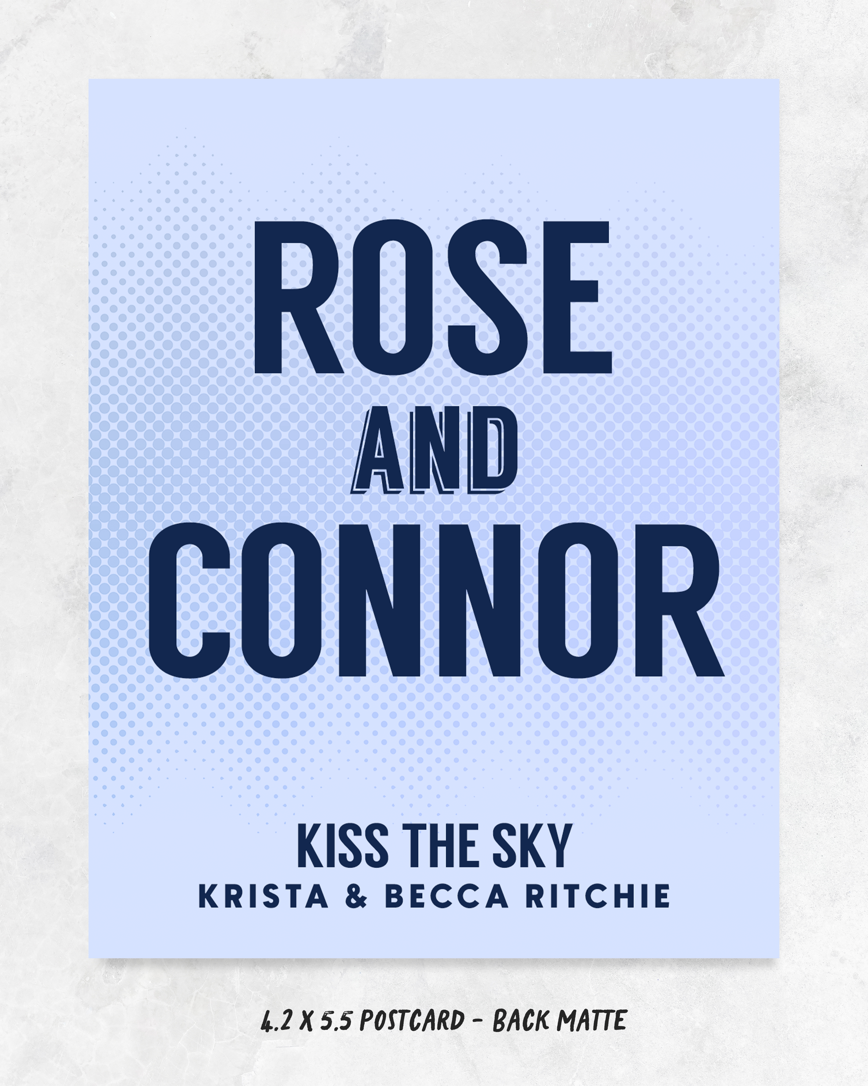 Rose and Connor - Art Print